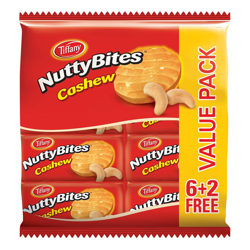 NUTTY BITES CASHEW 8X90GM