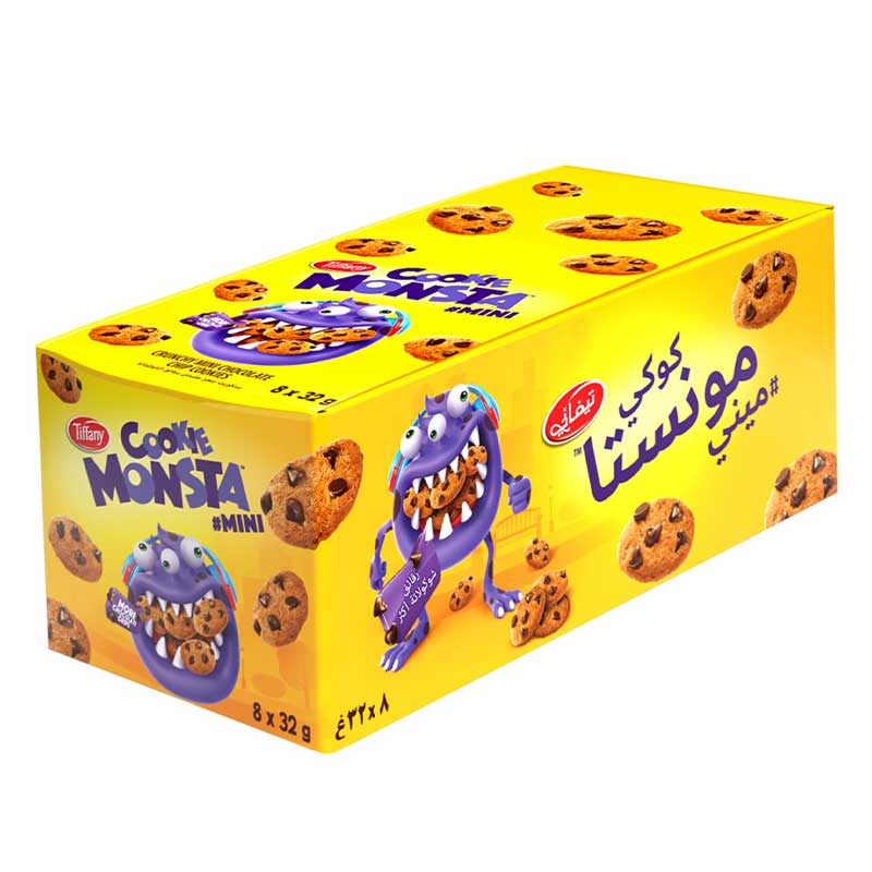 TIFFANY COOKIE MONSTA MINI CHOCOCHIP 32GM