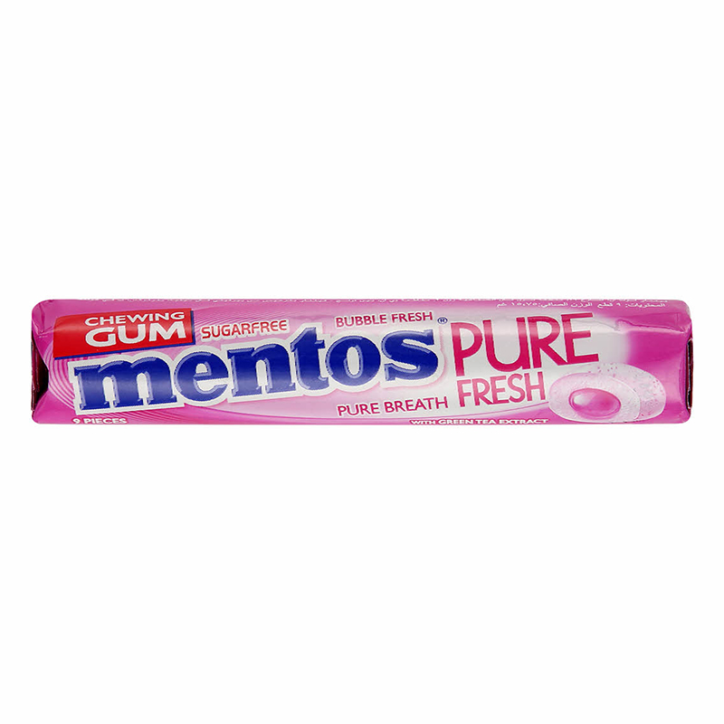 MENTOS PURE FRESH BUBBLEFRESH ROLLS
