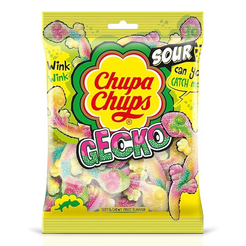 CHUPA CHUPS SOUR GECKO 90GM