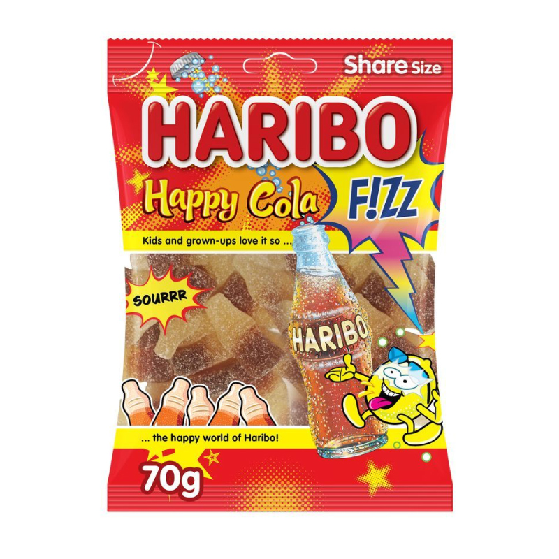 HARIBO FIZZ HAPPY COLA 70GM