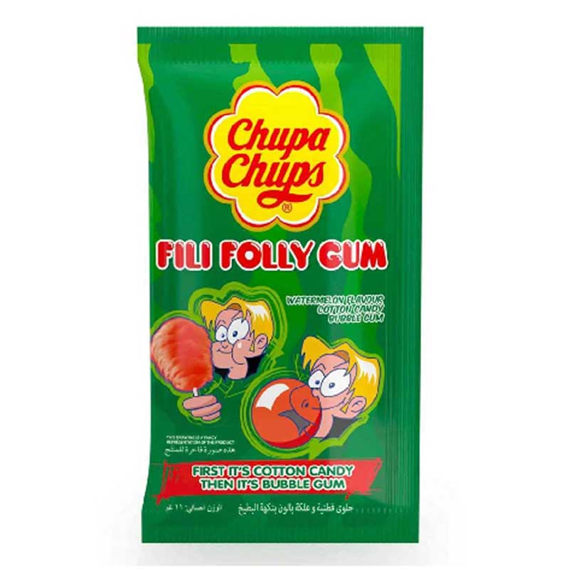 CHUPA CHUPS FFLY WTR MLN GUM 11GM