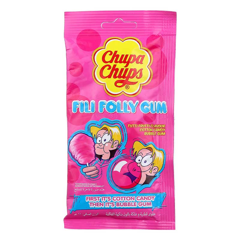 CHUPA CHUPS FFLY TUTTI FRT GUM 11GM