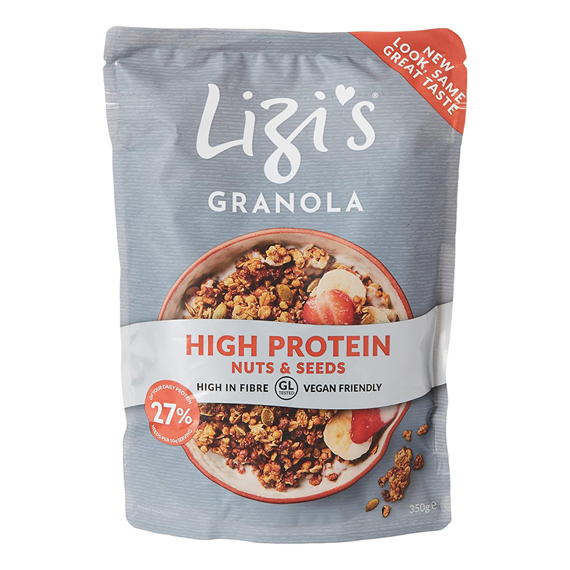 LIZIS GRANOLA HIGH PRTN 350GM