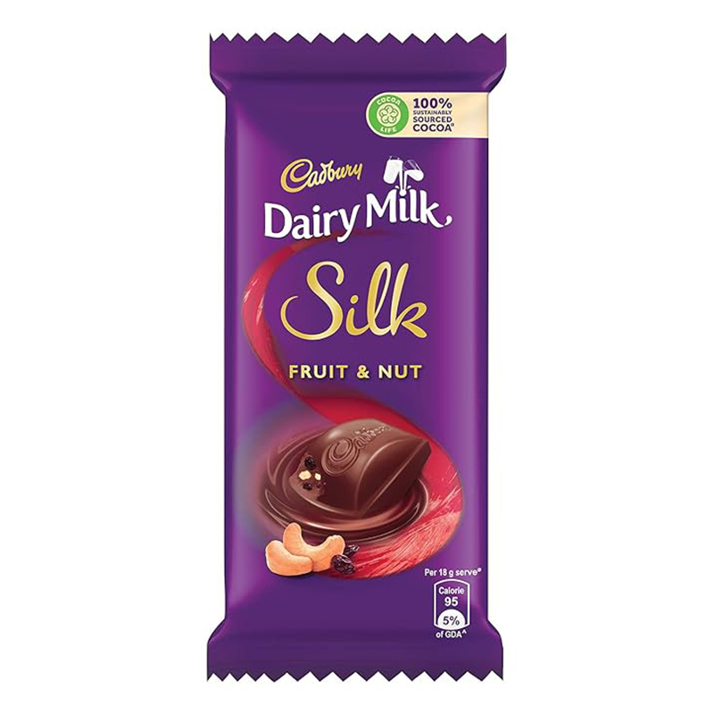CADBURY DAIRY MILK SILK FRUIT  &amp; NUT 137GM