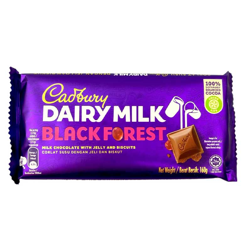 CADBURY DAIRY MILK B/FOREST 160GM
