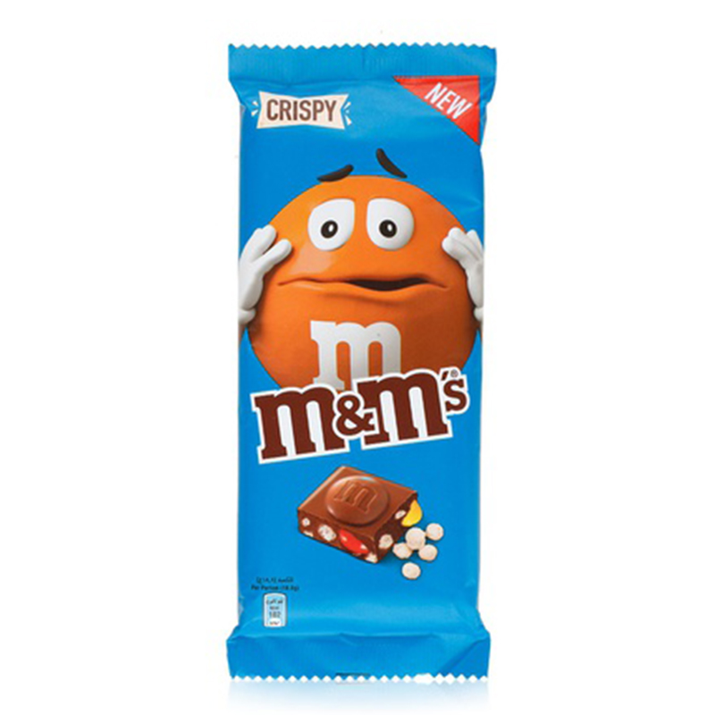 M&amp;M TAB CHOCO CRISPY 150GM