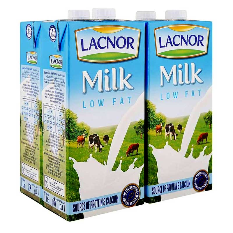 LACNOR MILK LOW FAT 1LTR