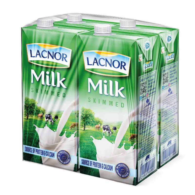 LACNOR MILK SKIMMED 1LTR