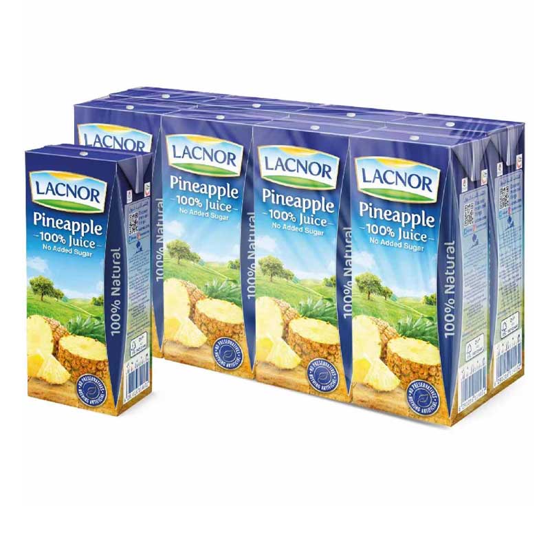 LACNOR ESSENTIALS JUICE PINEAPPLE 180ml