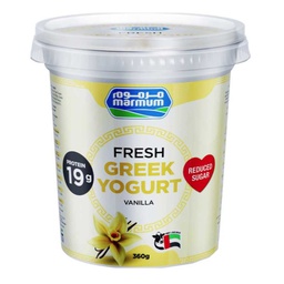 [0100024879] MARMUM GREEK YOGURT VANILLA 360GM