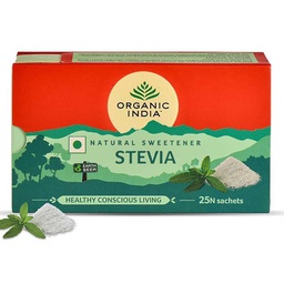 [0100006967] ORGANIC INDIA NTRL  SWTNR STEVIA 25GM