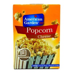 [0100008866] AMERICAN GARDEN PCORN MW CHEESE 3x3.2OZ