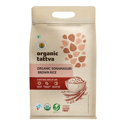 [0100000806] ORGANIC TATTVA SONAMASURI RICE BROWN 5KG