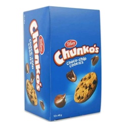 [0100006164] TIFFANY CHOCO CHIPS COOKIES 12X40GM