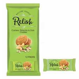 [0100008539] DND RELISH CASHEW &amp; PISTA OATS COOKIES 42GM