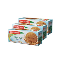 [0100011580] BRIT Digestive Sugar Free 3X200GM