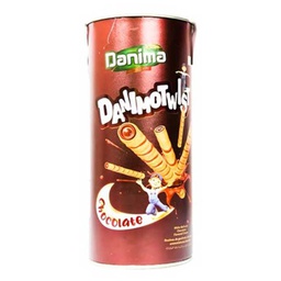 [0100023519] DANIMA TWIST CHOCOLATE  WAFER ROLL 200GM