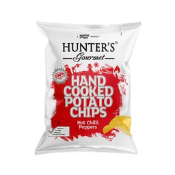 [0100009294] HUNTERS POTATO CHIPS HOT CHILLI PPRS 125GM