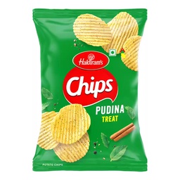 [0100025442] HALDIRAMS POTATO CHIPS PUDINA TREAT 120GM