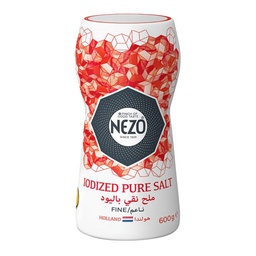 [0100003174] NEZO IODIZED SALT SHAKER RED BTL 600GM