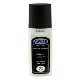 [0100014989] AWARD SHOE  POLISH LIQUIED BLACK 75ML