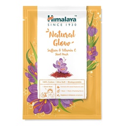 [0100007766] HIMALAYA NATURAL GLOWÊ SAFFRON &amp; VITAMIN C SHEET MASK