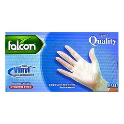 [0100012443] VINYL HAND GLOVES POWDER FREE 100PCS