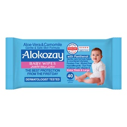 [0100022270] ALOKOZAY WIPES ALOEVERA CAMOMILE 40PCS