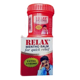 [0100026637] RELAX MENTHOL BALM RED 9GM