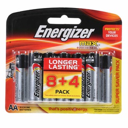 [0100007041] ENG BAT MAX ALK E91BP12  AA 8+4