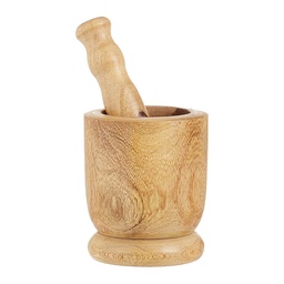 [0100002996] RAJ WOODEN MORTAR 2