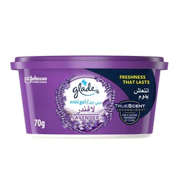 [0100010804] GLADE MINI GEL LAVENDER 70GM