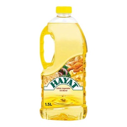 [0100004363] HAYAT VEGETABLE OIL 1.5LTR