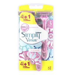 [0100013197] GILLETTE VENUS DISPO 4+1 SIMPLY VENUS