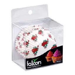 [0100021430] FALCON CAKE CUP FLORAL 6 CM