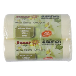 [0100025439] SUNNY SCENTED TRASH BAG 46X52CMS S ROLL 2X30PCS