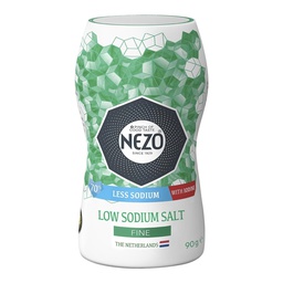 [0100024578] NEZO FINE LOW SODIUM SALT WITH IODINE 90GM
