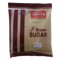 [0100019602] NATURES CHOICE LIGHT BROWN SUGAR (RAW) 500GM