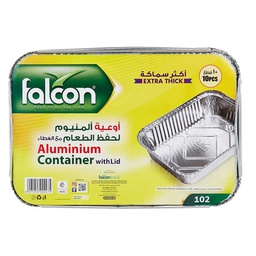 [0100020845] FALCON ALUM CONT. RECT. 102/83190 W/LID