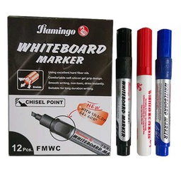 [0100025109] FLAMINGO WHITEBOARD MARKER BLACK