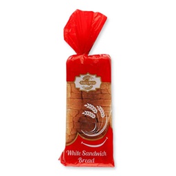 [0100018638] BAKERS WORLD WHITE SANDWICH BREAD 500GM