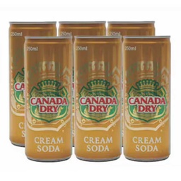 [0100026244] CANADA DRY CREAM SODA 250ML