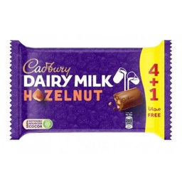[0100019527] CADBURY HAZELNUT 4+1x35GM