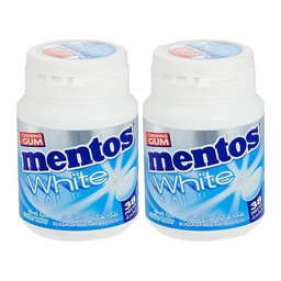 [0100023698] MENTOS WHITE GUM VALUE PACK 2X56GM