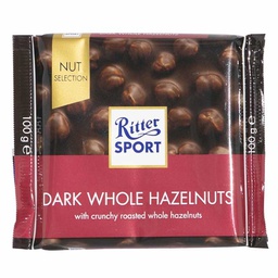 [0100025197] RITTER SPORT DARK HAZALNUT 100GM