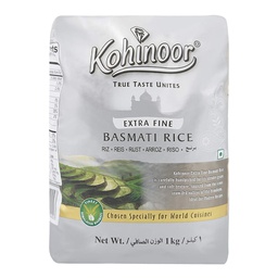 [0100026132] KOHINOOR SILVER BASMATI RICE 1KG