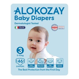 [0100017988] ALOKOZAY PRM BABY DIAPER SIZE3 46s