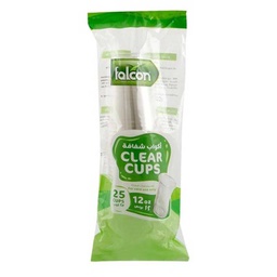 [0100020956] FALCON PET CLEAR CUP 12OZ 25PCS