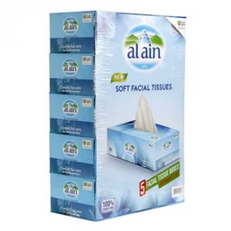 [0100012570] AL AIN FACIAL TISSUE 5x200x2PLY